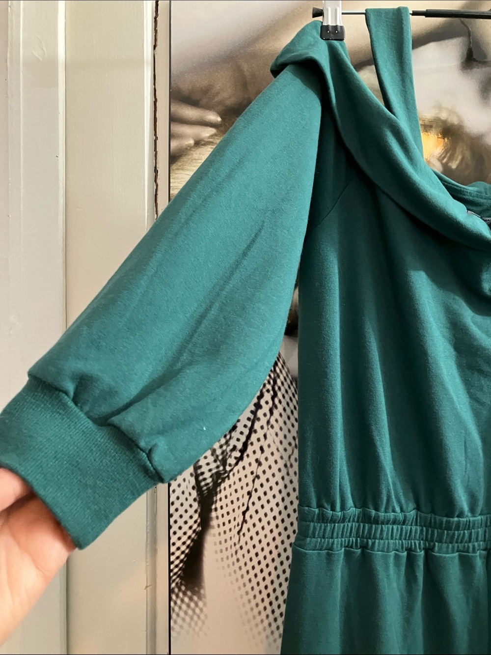Smash + Tess Forest Green jump suit oversized medium - Picture 3 of 6
